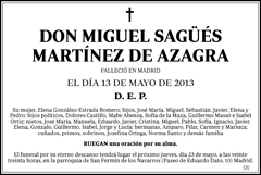 Miguel Sagüés Martínez